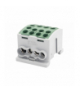 Zacisk HLK 125A-4 (1x35,3x25 / 1x35,3x25) Al/Cu - zielony F-Elektro F2.0384