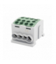 Zacisk HLK 125A-4 (1x35,3x25 / 1x35,3x25) Al/Cu - zielony F-Elektro F2.0384
