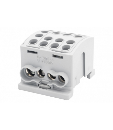 Zacisk HLK 125A-4 (1x35,3x25 / 1x35,3x25) Al/Cu - szary F-Elektro F2.0382