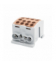 Zacisk HLK 125A-4 (1x35,3x25 / 1x35,3x25) Al/Cu - brązowy F-Elektro F2.0381
