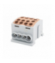Zacisk HLK 125A-4 (1x35,3x25 / 1x35,3x25) Al/Cu - brązowy F-Elektro F2.0381