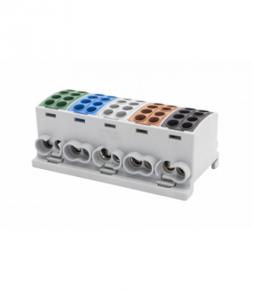 Zacisk HLK 5x100A-2 (1x25,1x16/1x25,1x16) /3L+N+PE/ Al/Cu F-Elektro F2.0387