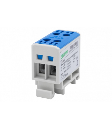 LZ w korpusie ZU 1-torowa 2x16/2x16mm2 Al/Cu - niebieska F-Elektro F2.0535