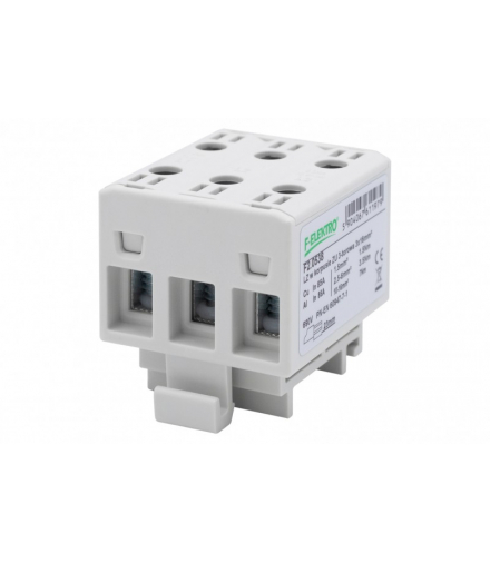 LZ w korpusie ZU 3-torowa 3x16mm2 Al/Cu - szara F-Elektro F2.0538