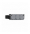 Listwa przedłużacza, warsztatowa, gumowa 3x230V 16A IP54 szara F-Elektro F6.0487