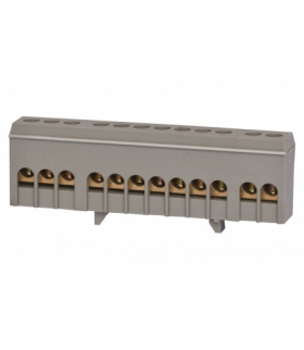 Listwa prądowa 12-modułowa 12x16mm2 szara IP20 F-Elektro F2.0265