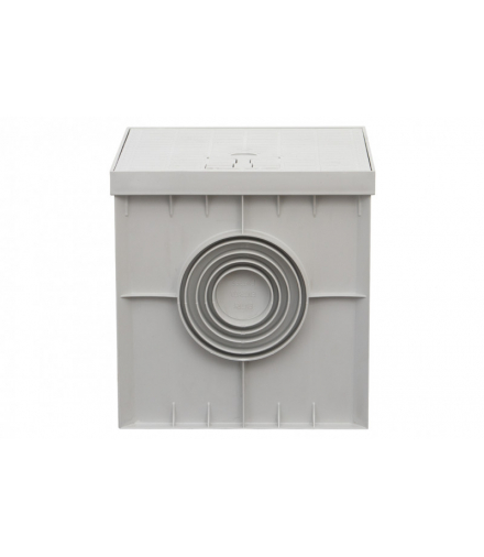 Studzienka probiercza gruntowa /szara/ 300x300x300, fundament pod oprawy ogrodowe, rozdział uziemienia, odgromienia F-Elektro F8.0011