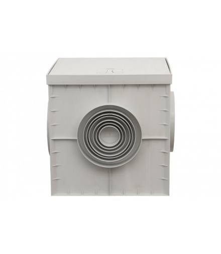 Studzienka probiercza gruntowa /szara/ 400x400x400, fundament pod oprawy ogrodowe, rozdział uziemienia, odgromienia F-Elektro F8.0012