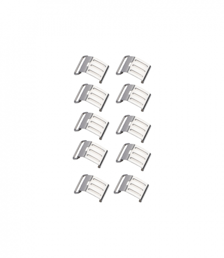 Zapinki do oprawy pyłoszczelnej CL-MAH PRO-INOX 1.2m komplet ( 10szt. ) Kanlux 38145