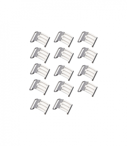 Zapinki do oprawy pyłoszczelnej CL-MAH PRO-INOX 1.5m komplet ( 14szt. ) Kanlux 38146