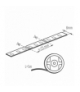 Taśma LED LEDS-B 9,6W/M IP00-CW wires Kanlux 24535