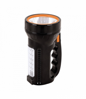 Akumulatorowa latarka LED BURTA LED 3W+3W czarny Struhm 04451