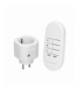 Bezprzewodowe gniazdo mini sterowane pilotem 1+1, wersja Schuko Orno OR-GB-461(GS)