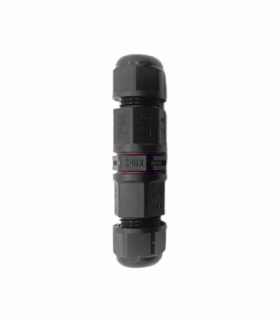 Konektor, złącze, mufa kablowa prosta z szybkozłączką IP68 MINI 2x1,5mm2, 400V 16A, Orno OR-AE-13618