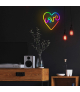 Neon LED RGB LOVE W SERCU FLRN02 + pilot TFO Forever Light RTV100439