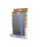 Uniwersalne etui Orbi do tabletów 7" - 8" czarno-niebieskie TFO GSM014071