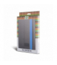 Uniwersalne etui ORBI do tabletów 9" - 10" czarno-niebieskie TFO GSM033723