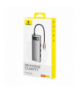 Baseus adapter HUB Joystar 7w1 PD Power Delivery, USB-C 3.0 5 Gb/s męski, HDMI 4K/30Hz żeński srebrny TFO BRA013703