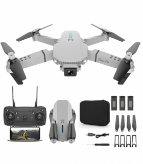 Dron E88 Pro Zestaw dron + 3 baterie + pokrowiec 1800mAh EXTRALINK E88 PRO 3 BATERIE POKROWIEC
