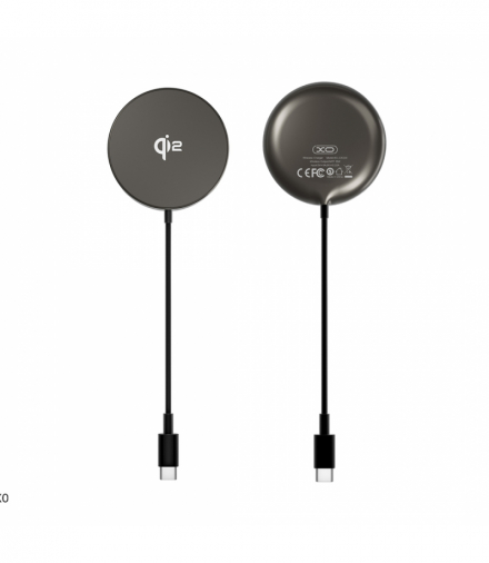 XO ładowarka bezprzewodowa indukcyjna QI2 CX029 magnetyczna 15W czarna TFO GSM182512