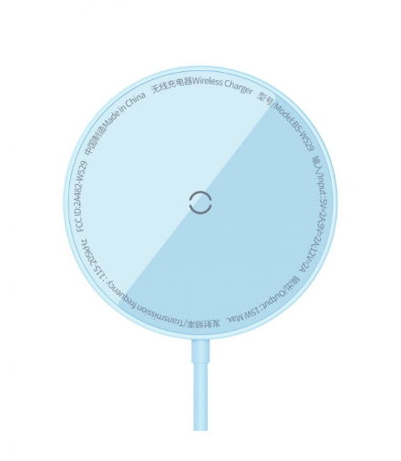 Baseus ładowarka indukcyjna Simple Mini 3 15W niebieski TFO BRA012921