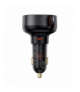 Baseus ładowarka samochodowa Enjoyment Pro Car Charger C+Retractable Type-C Cable 60W czarna TFO BRA014063