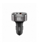 XO ładowarka samochodowa CC61 PD QC 3.0 100W 1x USB1x USB-C 1x Lightning szara TFO GSM184873