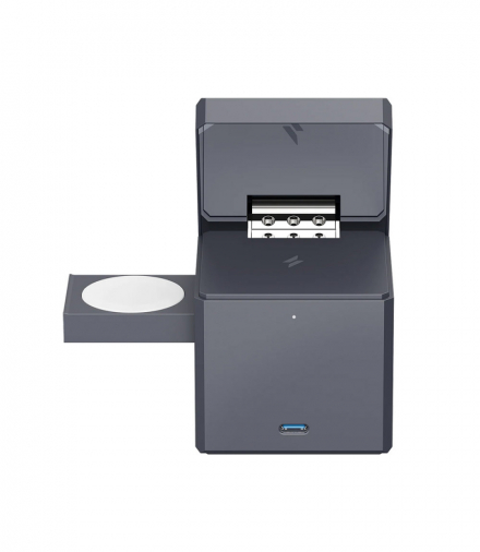 Anker ładowarka magnetyczna MagSafe Cube 15W 3w1 szara TFO BRA100709