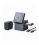 Anker ładowarka magnetyczna MagSafe Cube 15W 3w1 szara TFO BRA100709