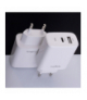 Maxlife ładowarka sieciowa PD QC MXTC-10-20AC 1x USB-C 1x USB 20W biała TFO OEM0101381