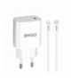 BWOO ładowarka sieciowa CDA159 20W z kablem usb-c na lightning TFO GSM183275