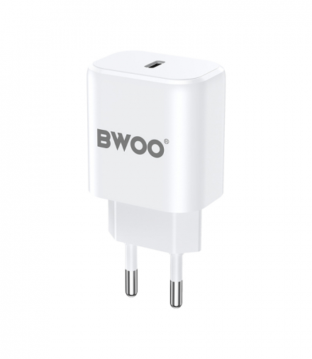 BWOO ładowarka sieciowa BO-CDA105 20W ABS+PC wall charger USB-C TFO GSM183269