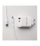 Forever ładowarka sieciowa PD QC TC-07-30AC 1x USB-C 1x USB 30W biała + kabel USB-C - USB-C 60W TFO GSM180736