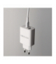 Forever ładowarka sieciowa PD QC TC-07-30AC 1x USB-C 1x USB 30W biała + kabel USB-C - USB-C 60W TFO GSM180736
