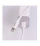 Maxlife ładowarka sieciowa PD QC MXTC-06-20C 1x USB-C 20W biała + kabel USB-C - Lightning 20W TFO OEM0101313
