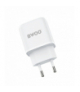BWOO ładowarka sieciowa CDA60C 2x USB 2,4A biała + kabel USB-C TFO GSM113492
