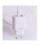 Maxlife ładowarka sieciowa PD QC MXTC-06-20AC 1x USB-C 1x USB 20W biała + kabel USB-C - USB-C 20W TFO OEM0101312