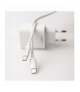 Maxlife ładowarka sieciowa PD QC MXTC-06-20AC 1x USB-C 1x USB 20W biała + kabel USB-C - USB-C 20W TFO OEM0101312