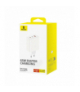 Baseus ładowarka sieciowa Cube Pro PD 65W 2x USB-C 1x USB biała TFO BRA013738
