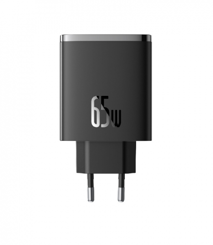 Baseus ładowarka sieciowa Cube Pro PD 65W 2x USB-C 1x USB czarna TFO BRA013737
