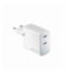 Forever ładowarka sieciowa GaN PD QC TC-06-65CC 2x USB-C 65W biała TFO GSM179959