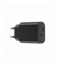 WIWU ładowarka sieciowa Wi-U002 PD + QC 20W 1x USB 1x USB-C czarna TFO GSM176142