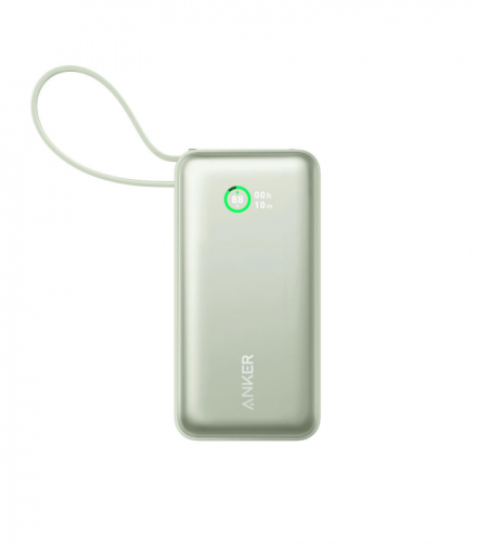 Anker powerbank Anker Nano 10000mAh 30W z wbudowanym złączem USB-C zielony TFO BRA100713