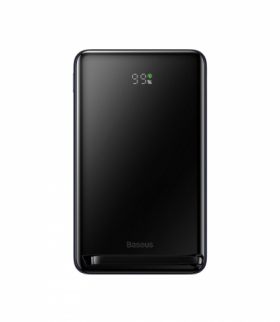 Baseus power bank Magnetic Bracket Wireless Fast Charge 10000mAh 20W niebieski (With Baseus Simple wiring Type-C to Type-C 60W(20V/3A)30cm Black) Overseas Edition TFO BRA013954