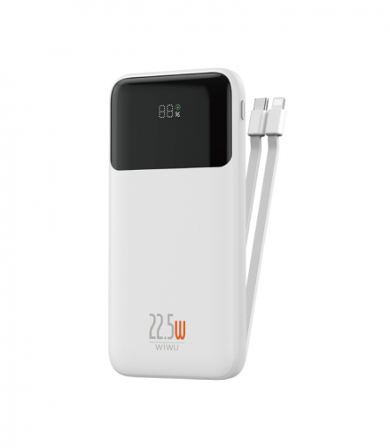 WIWU Power Bank 10000mAh Wi-P021 biały TFO GSM186473