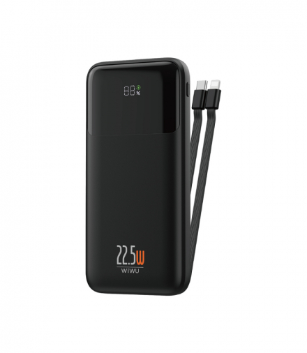 WIWU Power Bank 10000mAh Wi-P021 czarny TFO GSM186472