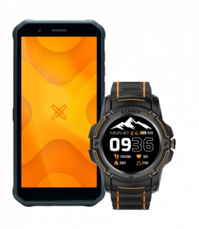 Zestaw Smartfon Hammer Energy X + Hammer Watch Plus Hammer TELAOSMAHAM00010