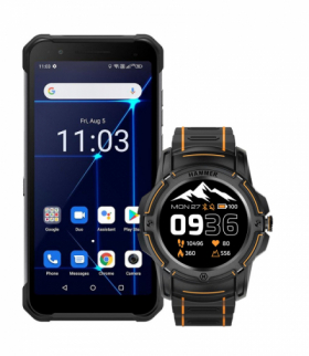 Zestaw Smartfon Hammer Construction + Hammer Watch Plus Hammer TELAOSMAHAM00007