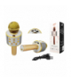 Mikrofon bluetooth z wbudowanym głośnikiem, Bluetooth, modulacja głosu, echo, złoty LTC LXMIC100Z
