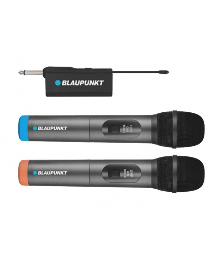 ZESTAW MIKROFONÓW BEZPRZEWODOWYCH UHF 2szt. BLAUPUNKT LXWM60UDB